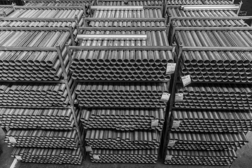 Round steel tubing pictured in E&H’s marketing package